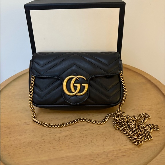 Gucci Handbags - Gucci GG Marmont Mini Crossbody Bag